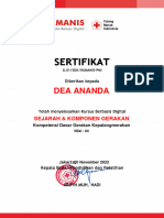 Dea Ananda Kuis Sejarah 038 Komponen Gerakan G.01SGKHUMANIS PMI HUMANIS PMI