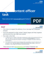 Digital Content Officer Task