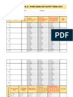 Phiếu Đánh Giá TTCK PD2-2022