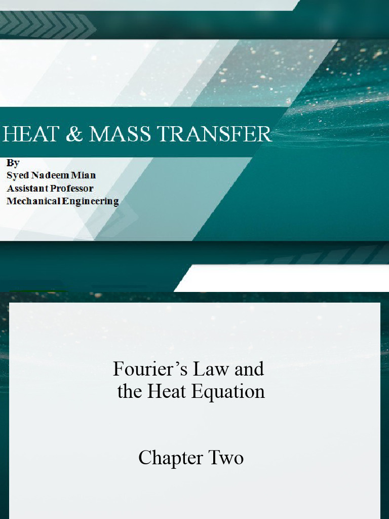 HMT L1 | PDF | Thermal Conduction | Heat