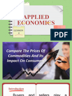 Compare The Prices of Commodities and Its Impact On Consumers
