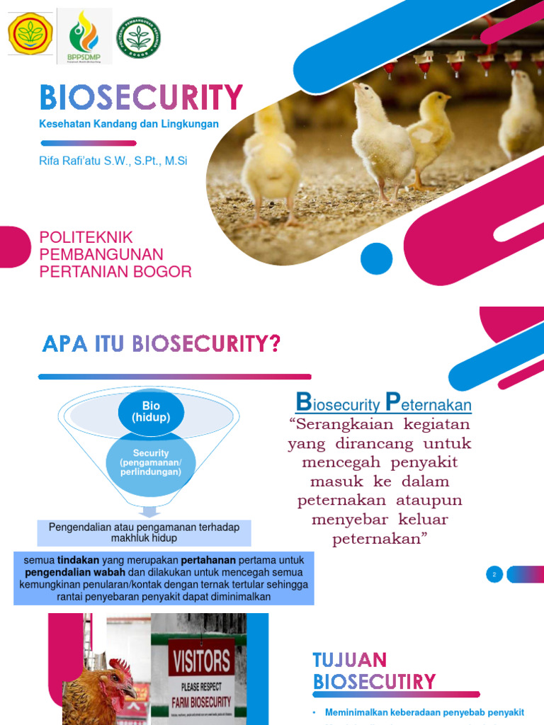 Biosecurity dalam Peternakan Ayam | PDF