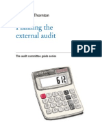 GT - Planning The External Audit