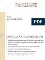 3-Rangkaian Penyearah Gelombang (Rectifier) +filter