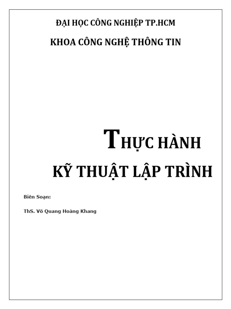 Thuc hanh ky thuat lap trinh 1st 2024 pdf
