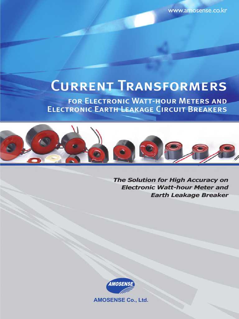High-Accuracy Current Transformers Overview | PDF | Transformer ...