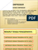 Prinsip Kerja Compressor Udara