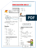 Potenciación de Números Enteros para Primero de Secundaria