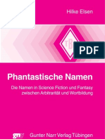 Leseprobe Aus: "Phantastische Namen" Von Hilke Elsen