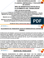 Cobro de Beneficios Sociales Al Fallecimiento Del Trabajador