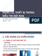 6. Dụng cụ và thiết bị trong điều trị nội nha