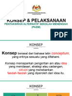 KONSEP DAN PELAKSANAAN PASM (LATIHAN PENTAKSIR) Edaran