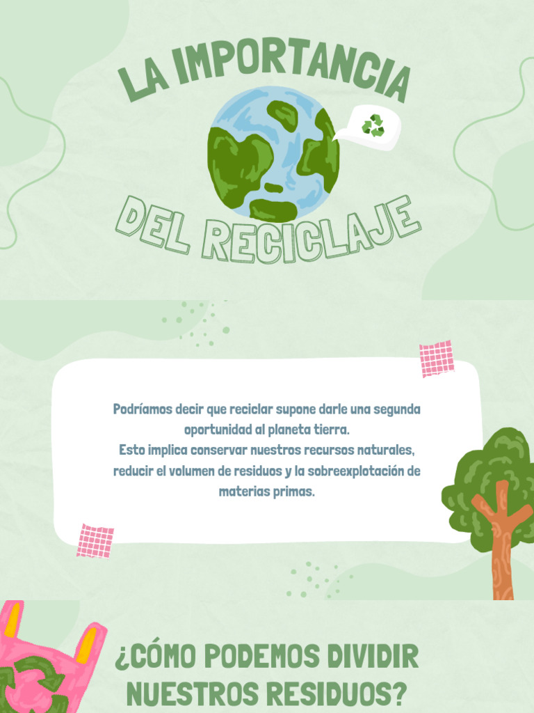 Importancia del Reciclaje y su Proceso | PDF