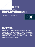 10 Keys To Spiritual Breakthrough