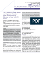 The Extracts of Evodiae Fructus and Stephaniae Tetrandrae Radix Show Synergy in Blocking The Entry of Sars Cov 2