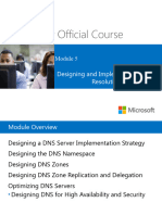 Microsoft Official Course: Designing and Implementing Name Resolution