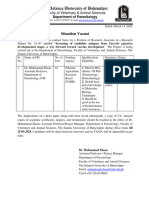 Advertisement Research Associate Parb 21 67