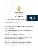 9 Steps To Stop Drinking Alcohol