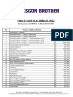 Price List Kalibrasi Alat Eksgon - 1