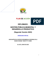 PLAN de ACCIÓN DIPLOMADO Gestiòn Pùblica MÓD I