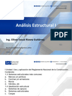 Unidad I Uso y Aplicación Del RNC-07 - Sistemas Estructurales e Idealización Estructural