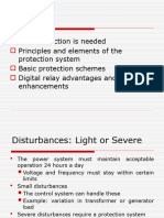 Lecture 1. INTRODUCTION TO BASIC PROTECTION AND RELAYING SCHEMES