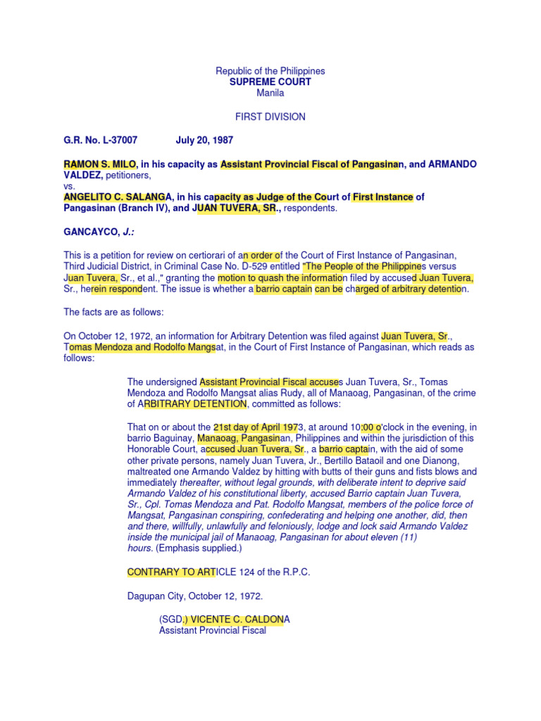 Milo v salanga 152 scra 113 1987 pdf detention imprisonment
