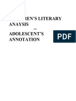 Jan Mae Agoto' Analysis and Annotation