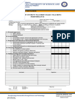 Revised - Neust Edu F006 Checklist of Student Teachers Daily Teaching Performance