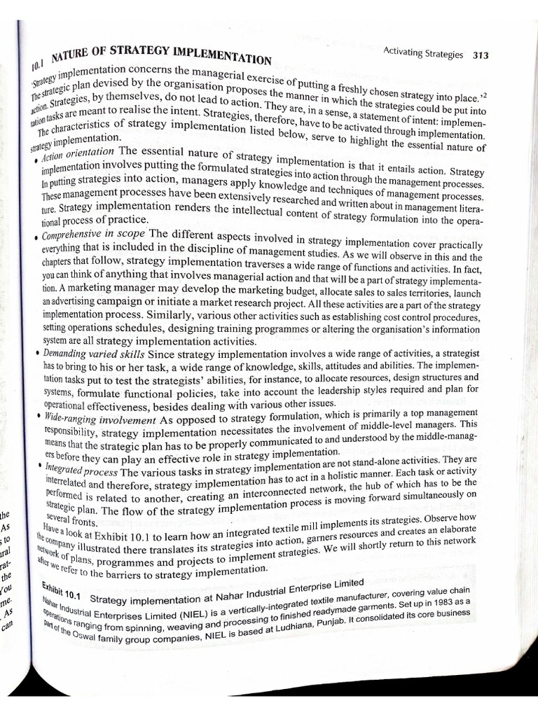 Business Policy and Strategy Unit 5 | PDF