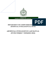 AI Lab Manual For V 5SEM PDF