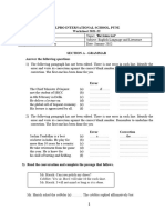 WS - X - English - January - Revision Test - 2021-22 (