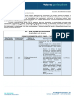 9º Ano - Processo Avaliativo - I Trimestre - Ok