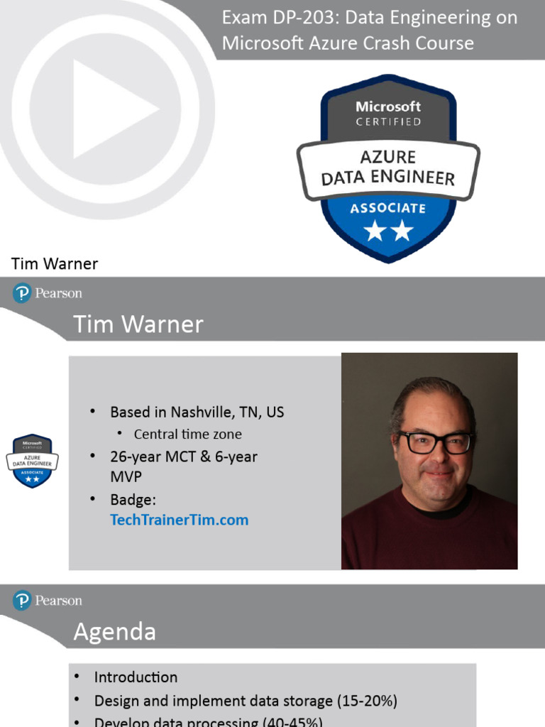 DP-203 Azure Data Engineering Crash Course | PDF | Databases ...