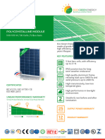 Datasheet Panel 100w 12v Ecogreen