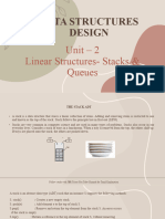 DSD Unit 2 Stacks Queues