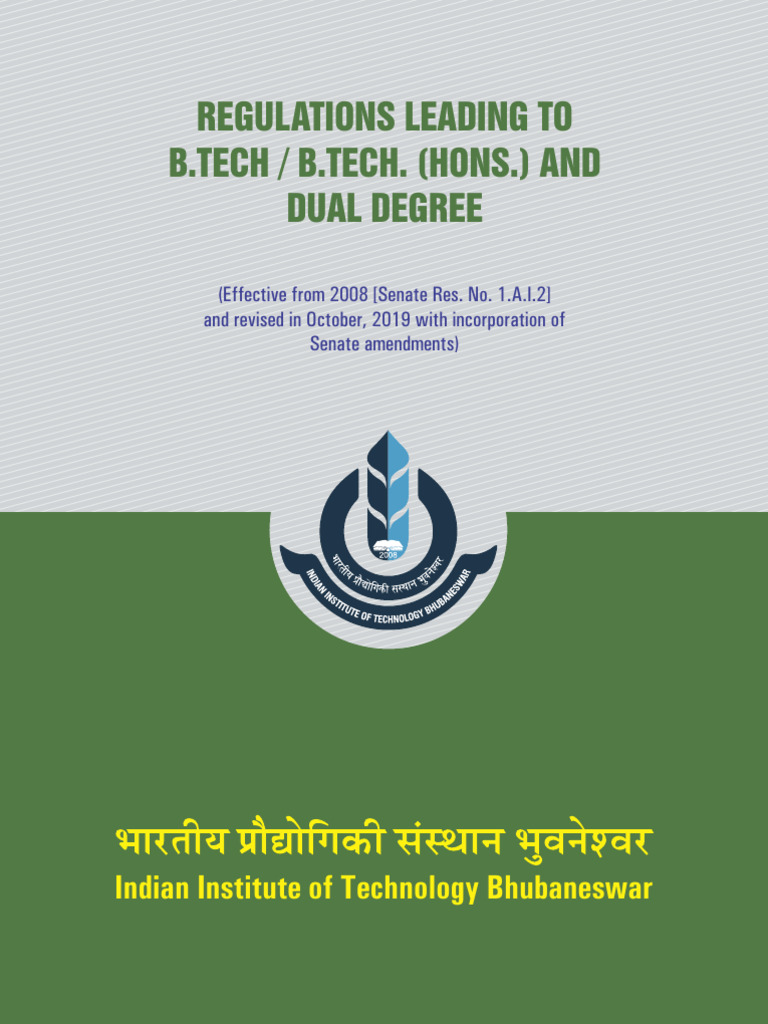 B Tech Regulations 2019 31102020 | PDF | Academic Degree | Thesis