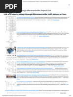 Advanced View of Atmega Microcontroller Projects List - Projects Tutorials Code Library For Atmels Atmega32 AVR