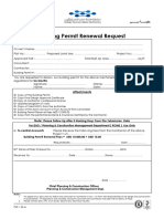 5A - Building Permit Renewal Form