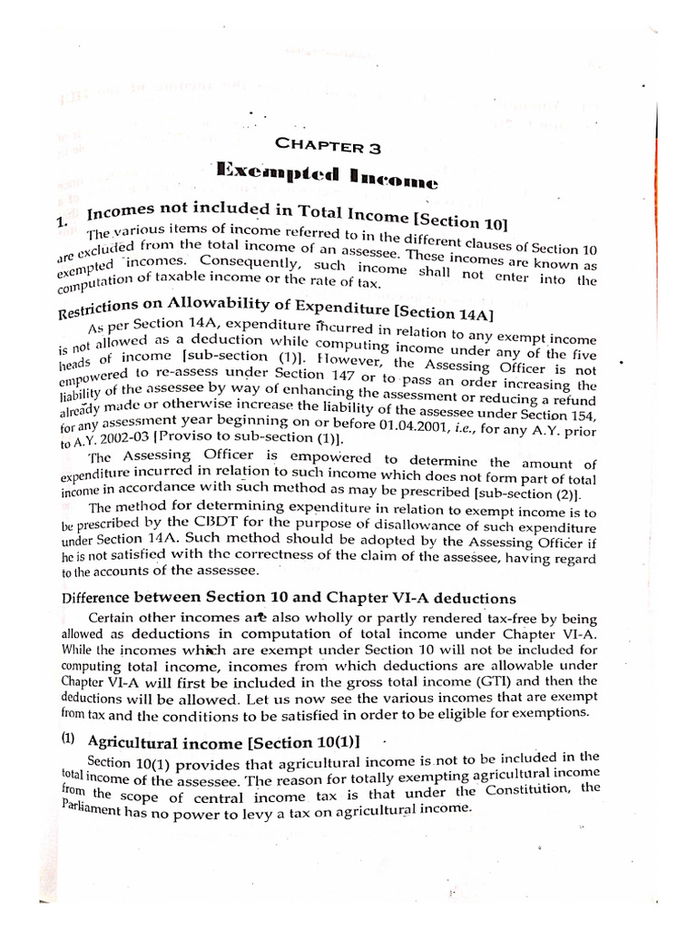 Section 10 - Taxation Law | PDF
