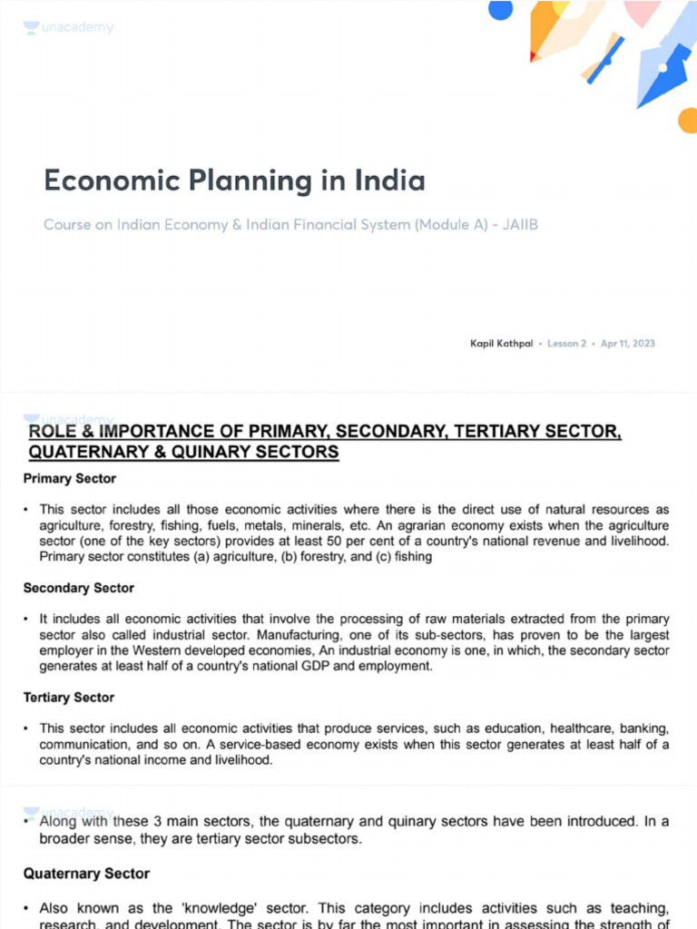 2 Economic - Planning - in - India - No - Anno | PDF