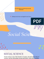 Social Science and Branches