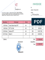 Invoice - PKK Gunung Sindur