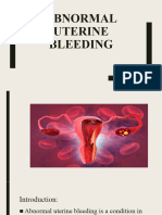 Abnormal Uterine Bleeding