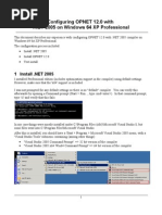 Configuring OPNET 12.0 With