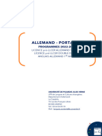ALLEMAND - Brochure Pre - LLCER L1 - 2022-2023
