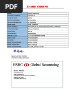 Company Information Sheet (Cis) Form: Dear Sir/Madam | PDF