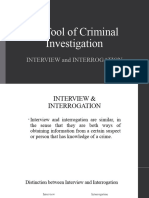 6 Interview and Interrogation