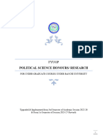 SYLLABUS Revised NEP FYUGP Political Science (2023-27)