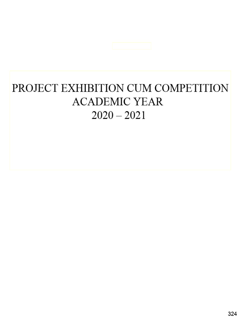 Project Exhibition Final 2 | PDF | Internet Of Things | Methodology